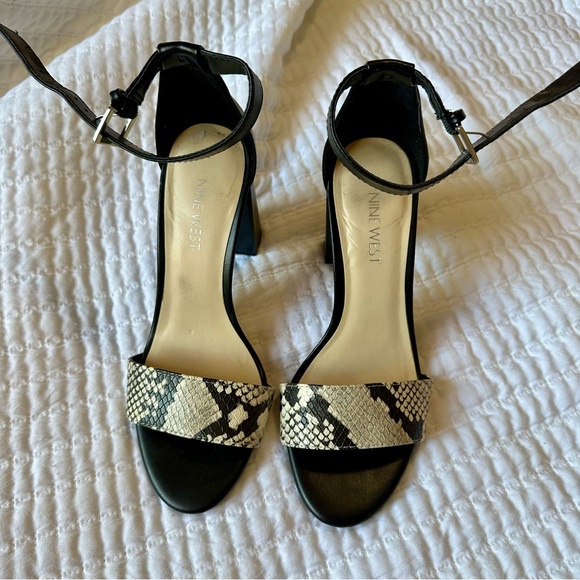Nine West snake print heels - Picture 1 of 4
